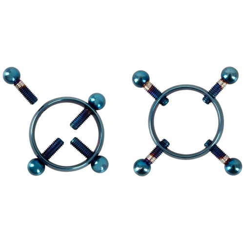 Зажимы для сосков Orion Bad Kitty Nipple Jewellery Blue