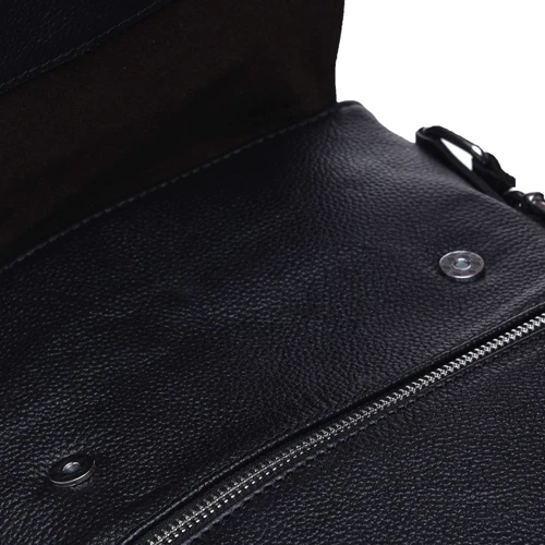 Мужская сумка планшет Keizer черная (K187015-black): Застежка Механическая