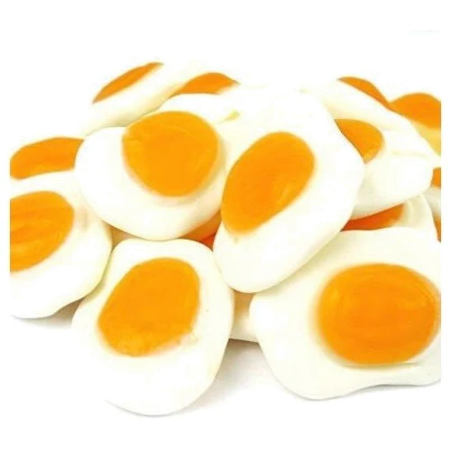 Жувальні Цукерки Damel Fried Eggs (омлет), 100 г (WT3647): Вага, г 100