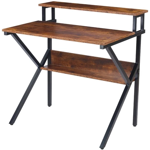 Стол АКЛАС Окни VKS-80175 80x60 (Орех): Тип Геймерский