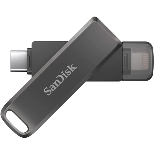USB-флешка SanDisk 256GB iXpand Drive Luxe Type-C /Lightning Black (SDIX70N-256G-GN6NE): Объем памяти 256 GB