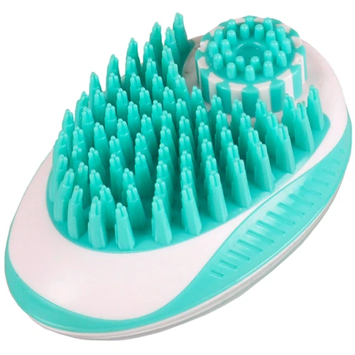 

Щетка Flamingo Margo 2in1 Clean And Massage Brush для чистки и массажа собак 11.5х7.5х6 см