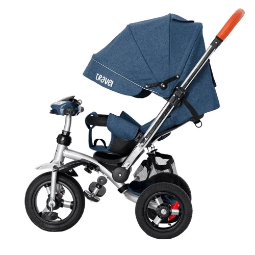 Велосипед триколісний Tilly Travel Синій льон (T-387/1 BLUE): Рекомендований вік от 1 года