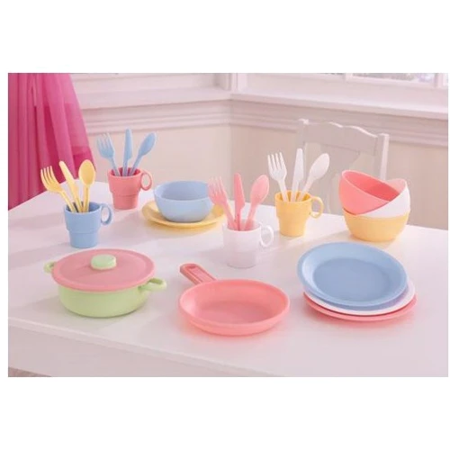 Игровой набор KidKraft 27-Piece Pastel Cookware Playset (63027) фото 2