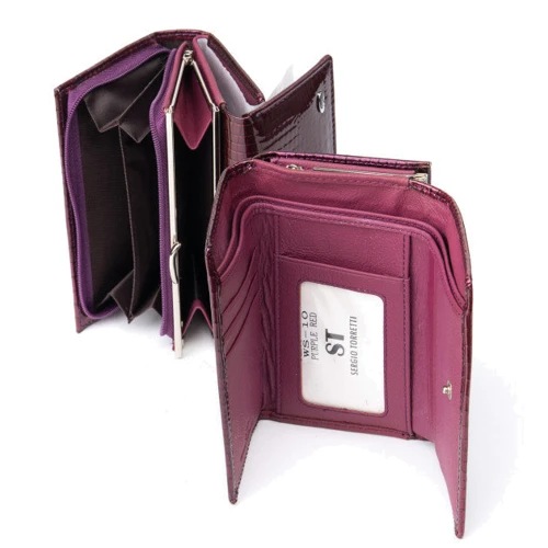 Женский кошелек Sergio Torretti фиолетовый (31333 purple-red): Страна производитель Китай