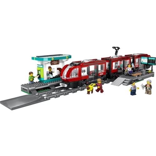 Конструктор LEGO City Трамвай и вокзал в центре города 811 деталей (60423): Серия City