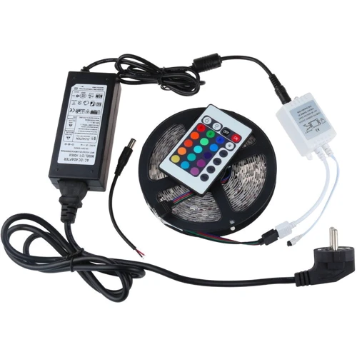 Светодиодная лента 300 LED RGB 5м + пульт + блок питания + контроллер UFT LS02: Тип Линейная