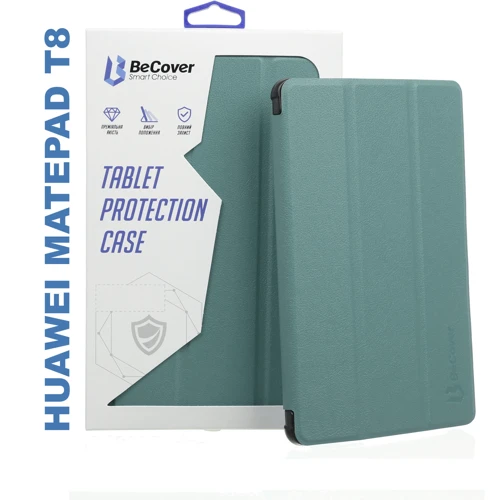 Аксессуар для планшетных ПК BeCover Smart Case Dark Green for Huawei MatePad T8 (705638) фото 4