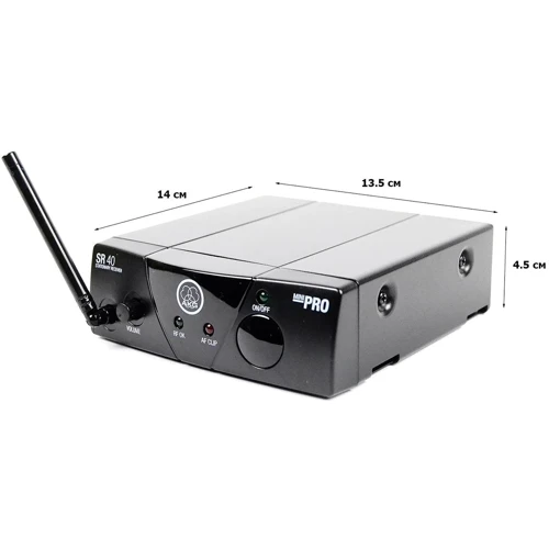Инструментальная радиосистема AKG WMS40 Mini Instrumental Set BD ISM2 (225191): Тип преобразователя Динамический