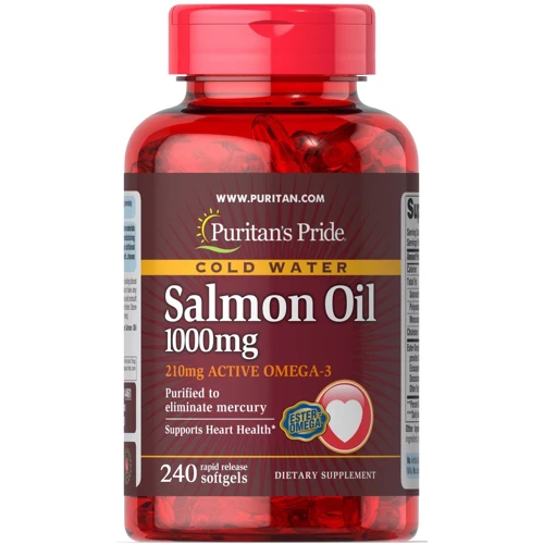 Puritan's Pride Omega-3 Salmon Oil 1000 mg 240 caps