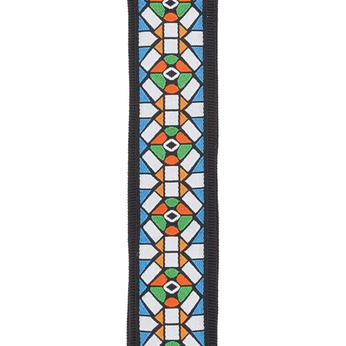 Гитарный ремень D'addario 50E02 Nylon Woven Guitar Strap (Stained Glass): Тип Ремни