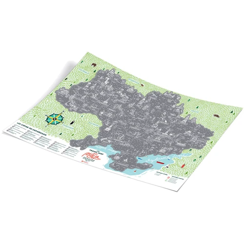 Скретч-карта Travel Map Моя Рідна Україна (Ukr) фото 12