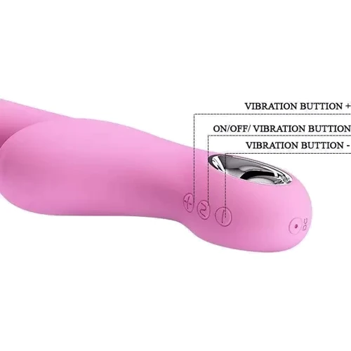 Вибратор с стимулятором клитора PRETTY LOVE Carol, BI-014571-1