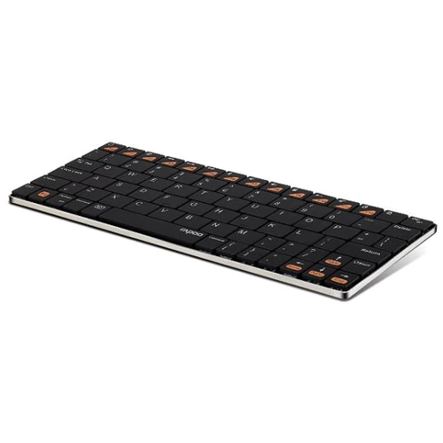 Клавиатура Rapoo Bluetooth Ultra-slim Keyboard for iPad black (E6300): Тип клавиатуры компактная