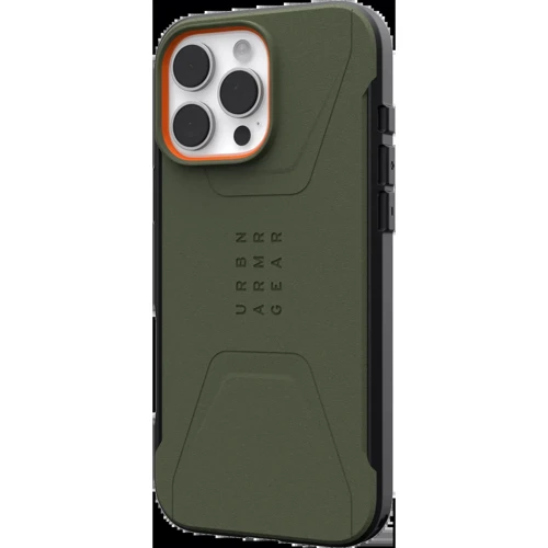 Чохол для iPhone Urban Armor Gear UAG Графічний Magsafe Olive Drab (114445117272) for iPhone 16 Pro Max: Тип чохла накладка на заднюю часть