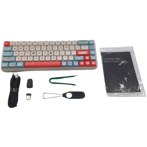Клавіатура Motospeed Darmoshark K5 Gateron Yellow Pro Custom (dmk5cgypro): Кількість клавіш 68