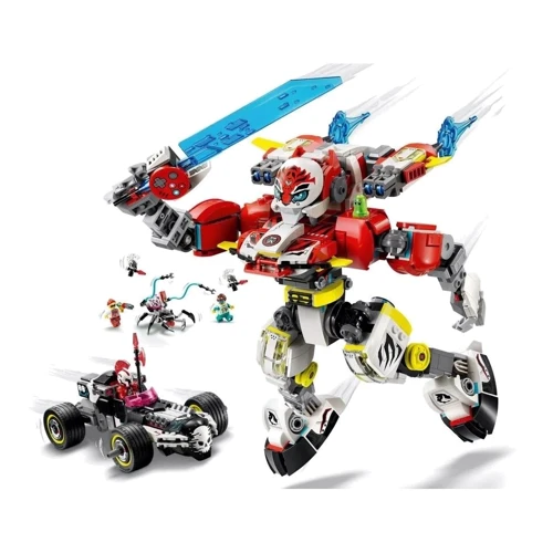Конструктор LEGO DREAMZzz Робот-тигр Купера та Хот-род авто Зеро 1006 деталей (71497) фото 4