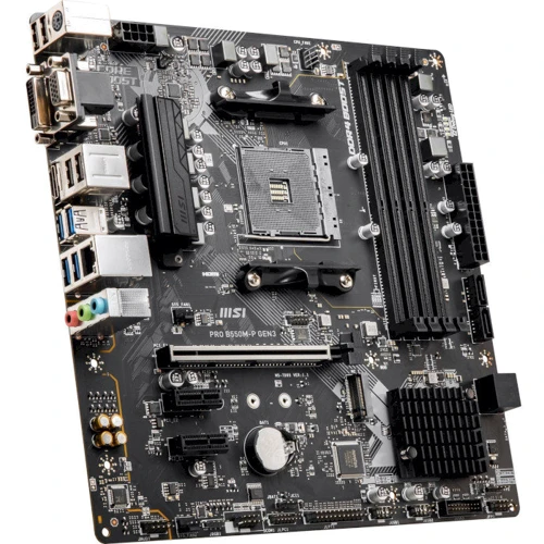 MSI Pro B550M-P GEN3: Роз'єми на платі СОМ, USB 2.0, USB 3.2 Gen 1