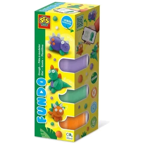 Незасыхающая масса SES Creative Дикие животные для лепки 4 цвета (00812S): Производитель Ses Creative