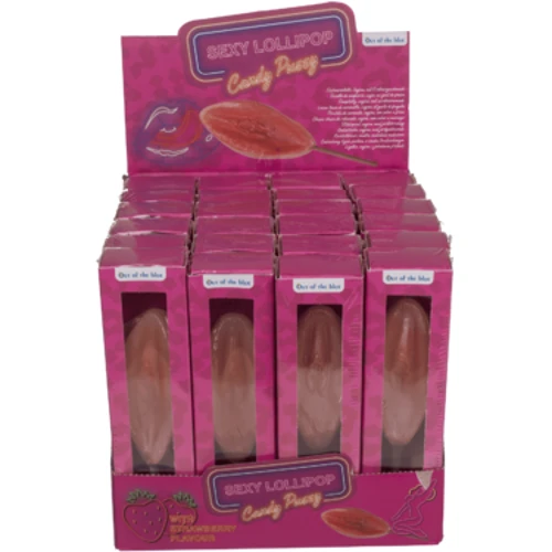Леденец OOTB Sexy Lollipop Candy Pussy Strawberry, 45 г