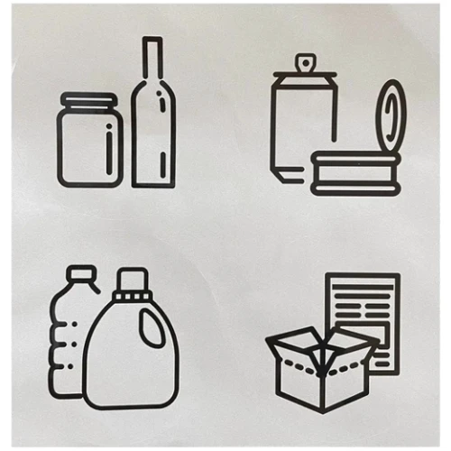 Контейнеры для сортировки мусора и отходов Snips комплект 3х30 л бежево-серый (8001136907647)