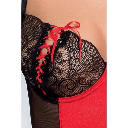 Корсет Passion Exclusive RODOS CORSET red XXL/XXXL