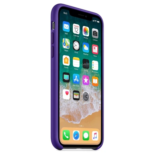 Чехол для iPhone Mobile Case Silicone Soft Cover Purple for iPhone 11 Pro: Материалы силикон