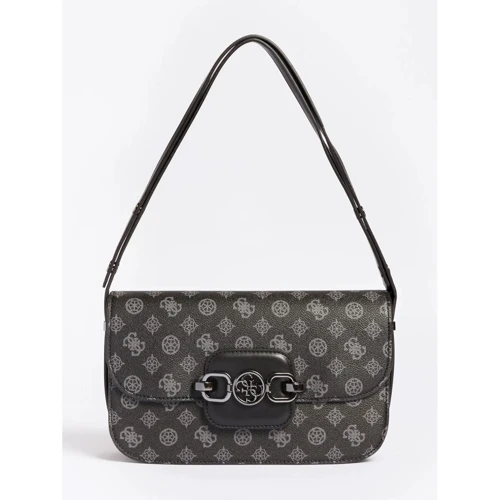 Женская сумка через плечо Guess Hensely Logo Bag темно-серая (HWPM8378210-CMT)