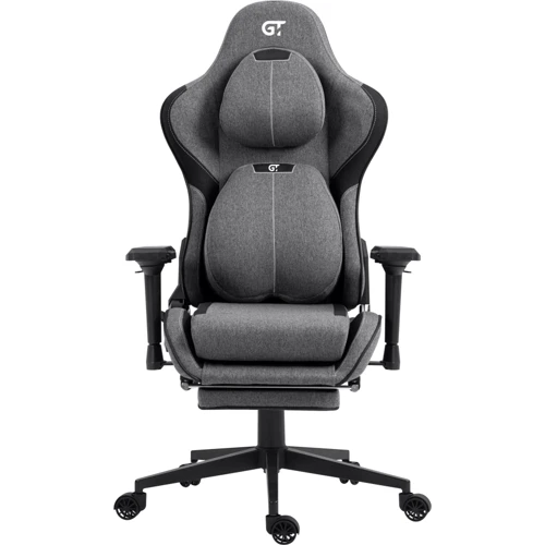 Кресло игровое GT Racer X-2308 Fabric Gray/Black фото 3