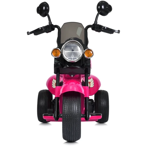 Детский трехколесный электромотоцикл Bambi Harley-Davidson розовый (M 5739EL-8)