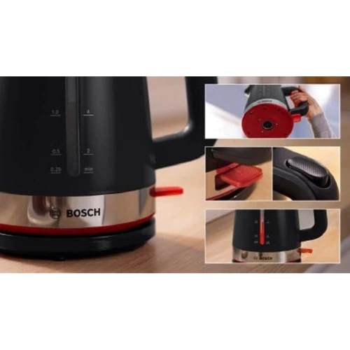 Электрочайник Bosch TWK4M223: Тип нагревательного элемента диcковый (cкрытый)