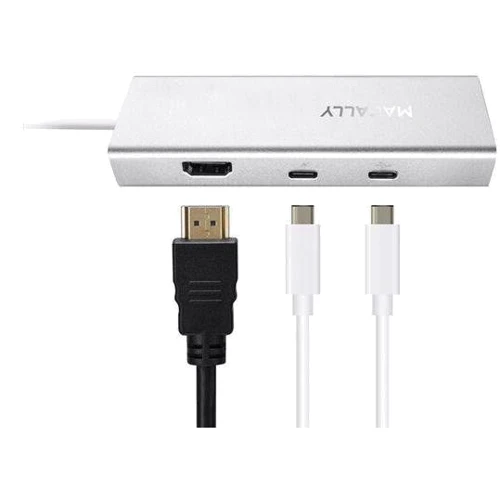 Адаптер Macally Adapter USB-C to 2xUSB+USB-C+4K HDMI+RJ45 (UCDOCK ) фото 5