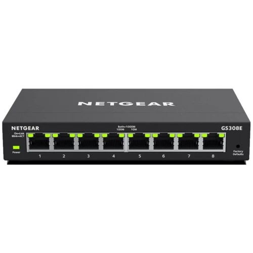 Мережевий комутатор Netgear GS308E (GS308E-100PES)