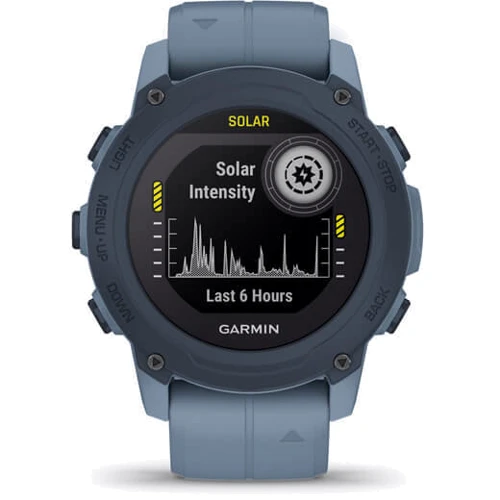Смарт-часы Garmin Descent G1 Solar Hurricane Blue (010-02604-13): Материал ремешка силикон