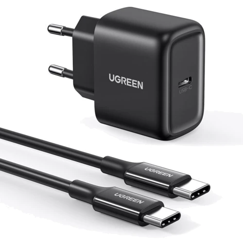 Зарядное устройство Ugreen USB-C Wall Charger CD250 25W Black with USB-C Сable (50581)