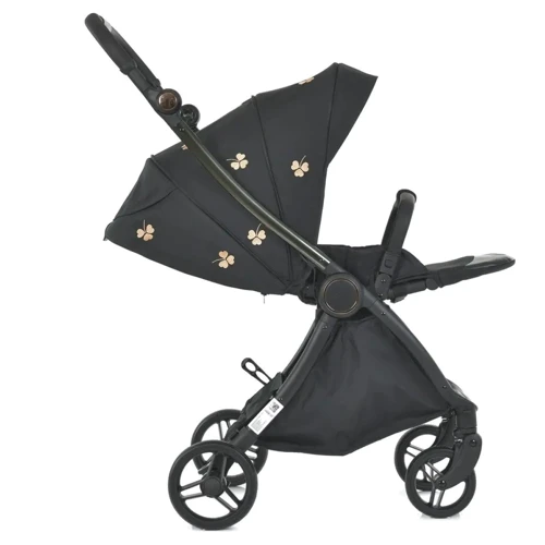 Коляска дитяча EL CAMINO ME 1078 VERSA Clover Black Чорний чорна рама (ME 1078 Clover Black): Ширина шасі 54.5 см