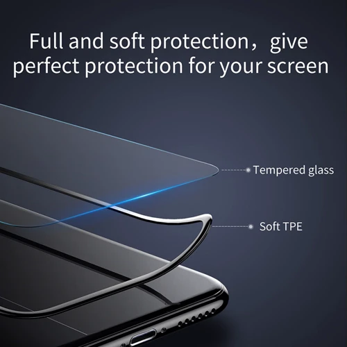 Защитное стекло для iPhone Baseus Tempered Glass Silk Screen 3D Arc Protective Film 0.3mm White (SGAPIPH8-A3D02) for iPhone 11 Pro/iPhone X/iPhone Xs: Цвет белый