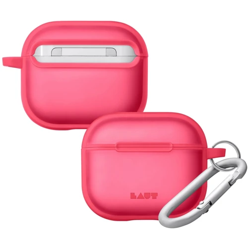 Чехол для наушников LAUT Huex with Belt Bubble Gum (L_AP4_HX_P) for Apple AirPods 3