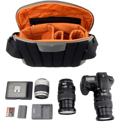 Crumpler Jackpack 5500 dk. mouse grey / burned orange (JP5500-002): Матеріал текстиль
