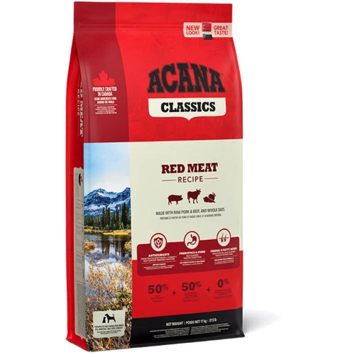 Сухой корм ACANA Red Meat Recipe для собак со вкусом ягненка, говядины, свинины 14.5 кг (a56117)