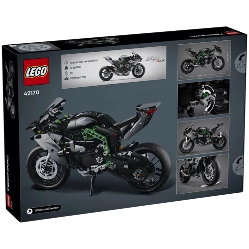 Конструктор LEGO Technic Мотоцикл Kawasaki Ninja H2R 643 детали (42170) фото 10