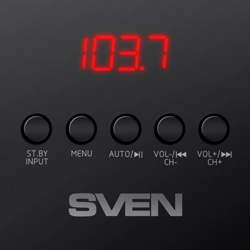 Акустическая система SVEN MS-2080 Black: Пульт дистанционного управления есть