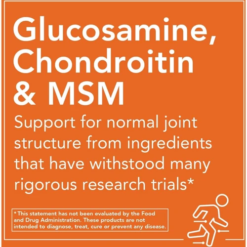 Now Foods Glucosamine & Chondroitin with MSM Capsules 90 caps фото 4