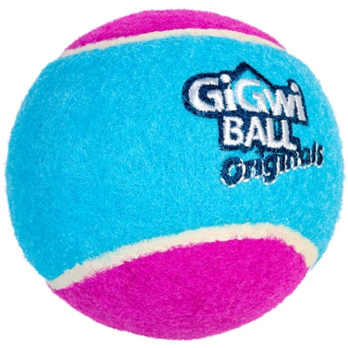 Игрушка для собак Три мяча с пищалкой GiGwi Ball теннисная резина 8 см (75337)