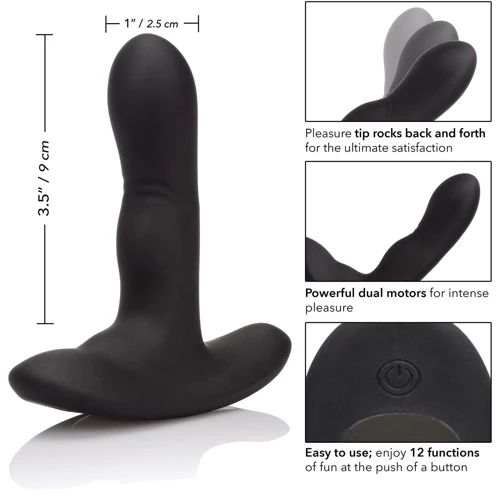 California Exotic Wireless Rocking Probe массажер простаты с дистанционным управлением, 9x2.5 см