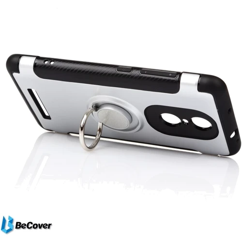 Чохол для телефона BeCover Magnetic Ring Stand Silver for Xiaomi Mi Note 3 (701920): Колір сріблястий