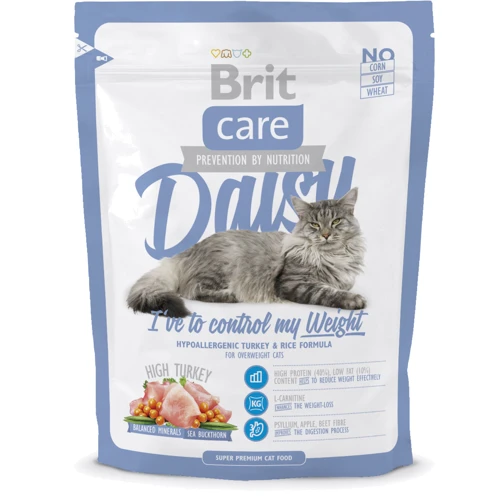 Сухой корм для кошек с избыточным весом Brit Care Daisy I have to control my Weight 0.4 кг (8595602505654)