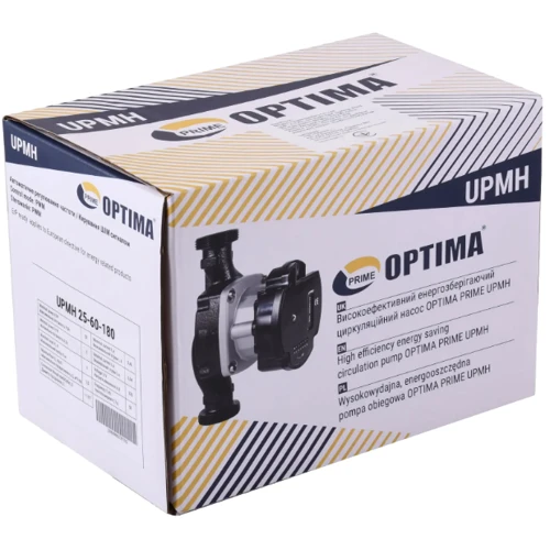 Насос циркуляційний енергозберігаючий Optima PRIME UPMH 25-60AUTO: Продуктивність, л/год 3500