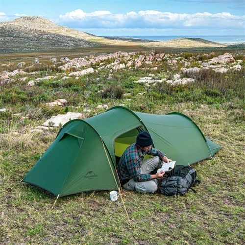 Палатка Naturehike Opalus NH20ZP001 210T, оранжевая (6927595750667): Водостойкость тента, мм 3000
