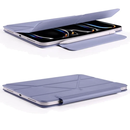 Аксессуар для iPad BeCover Ultra Slim Origami Magnetic with Pencil mount Deep Purple for iPad Pro 11 2024 M4 (712963) фото 5